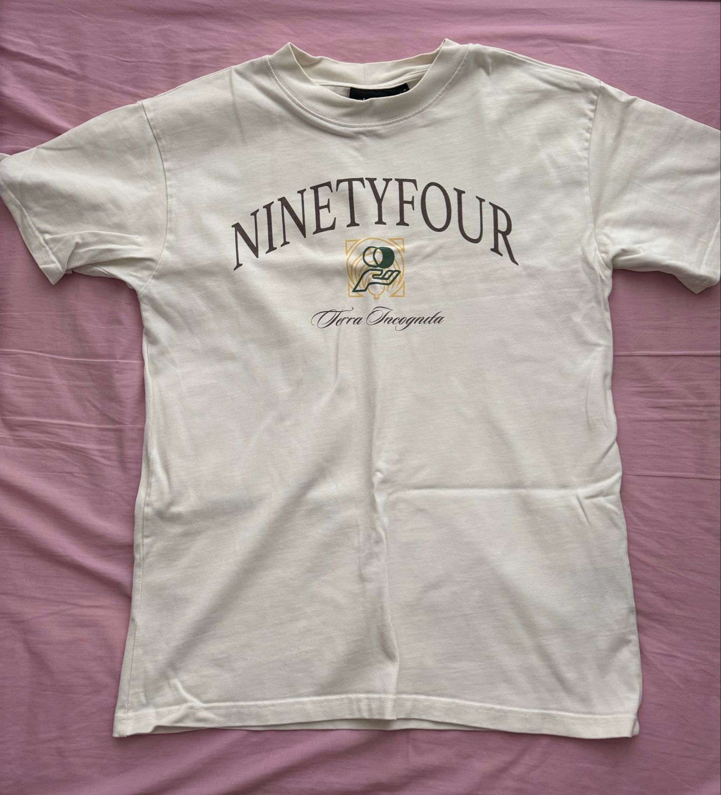 Ninetyfour T-shirt - Maat S, Kleding | Heren, T-shirts, Zo goed als nieuw, Wit, Ophalen of Verzenden