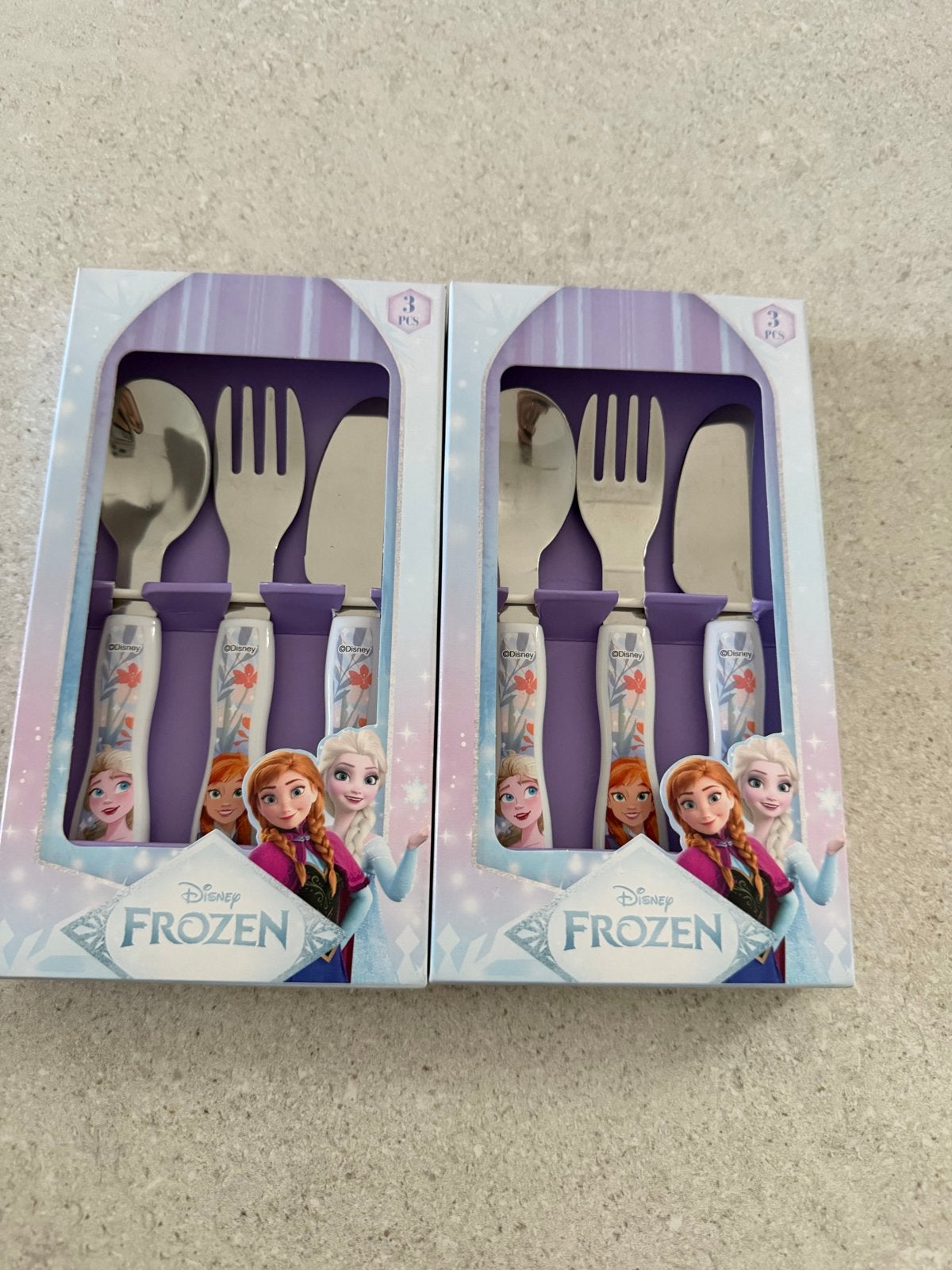 Disney Frozen Bestekset - Anna & Elsa (3-delig), Ophalen of Verzenden, Nieuw