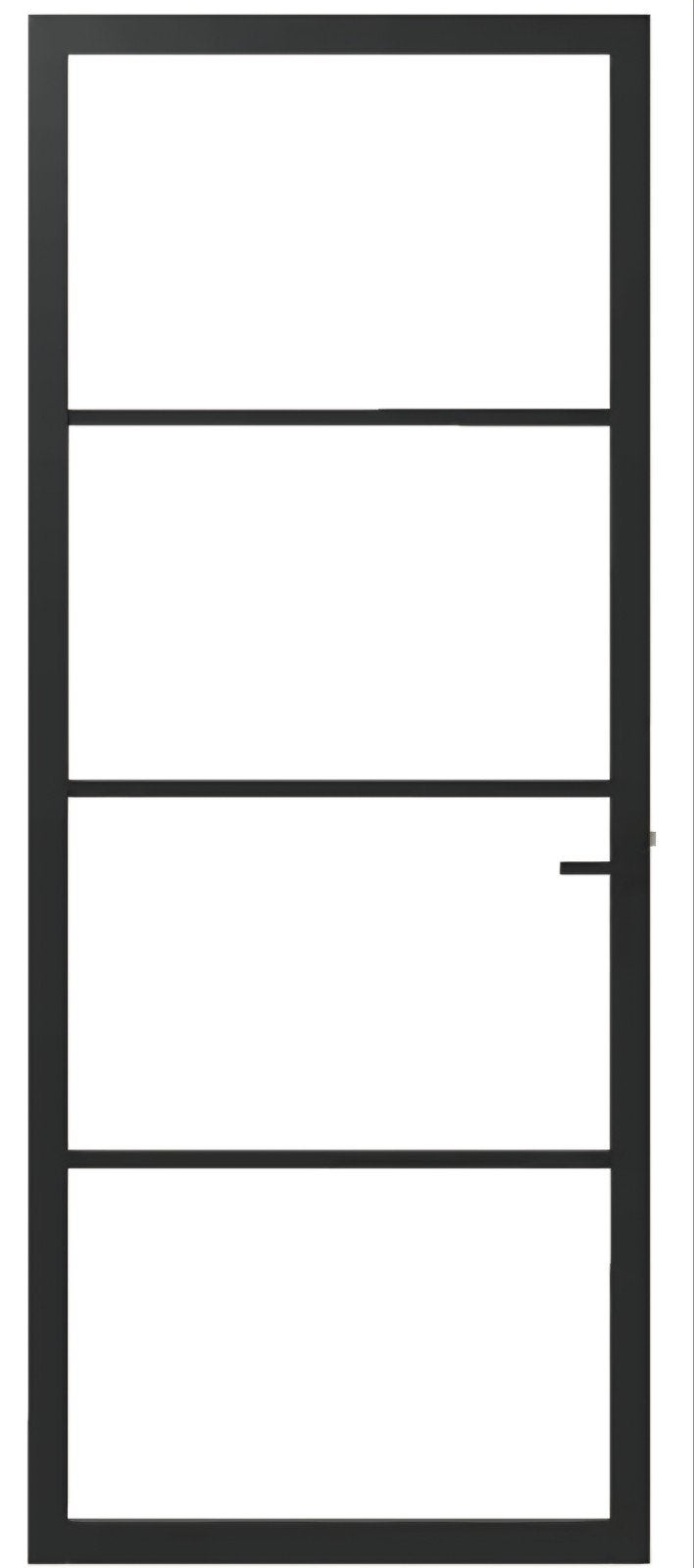 Nieuwe binnendeur Lundia Lumen zwart, Doe-het-zelf en Verbouw, Deuren en Horren, Ophalen, 80 tot 100 cm, 215 cm of meer, Binnendeur