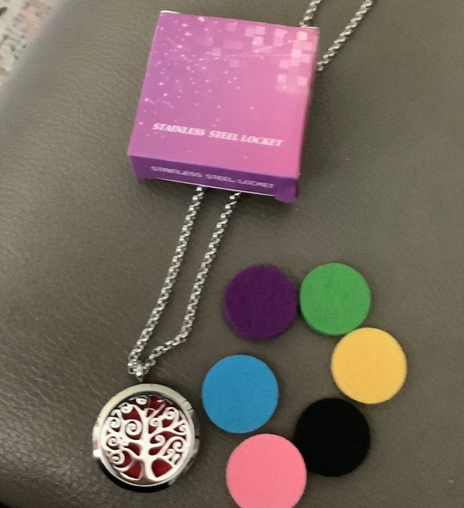 Mooie rvs hanger met ketting verwisselbare kleur, Ophalen of Verzenden, Nieuw, Zilver, Overige materialen