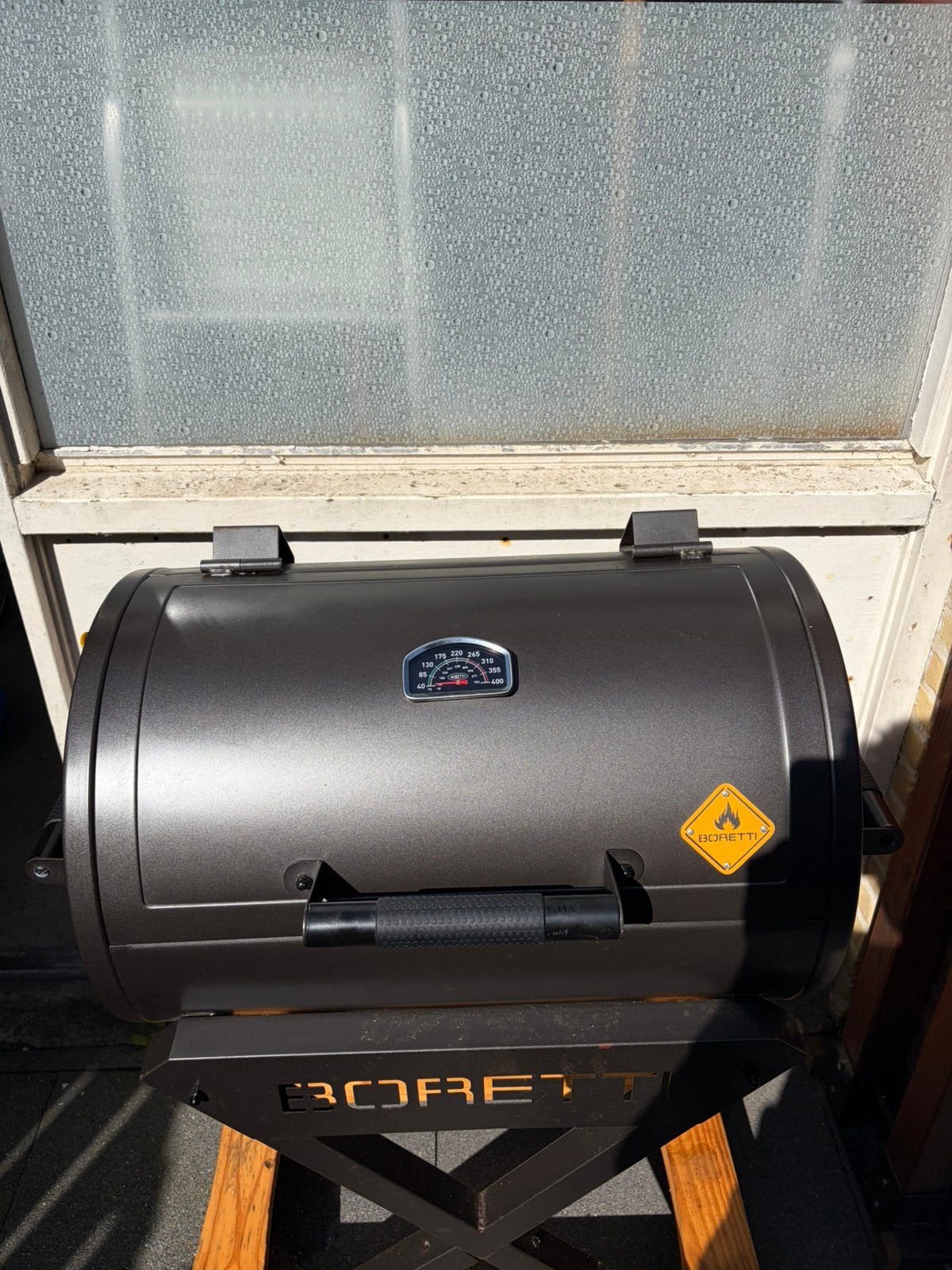 Boretti fratello bbq zwart, Ophalen, Zo goed als nieuw, Met accessoires