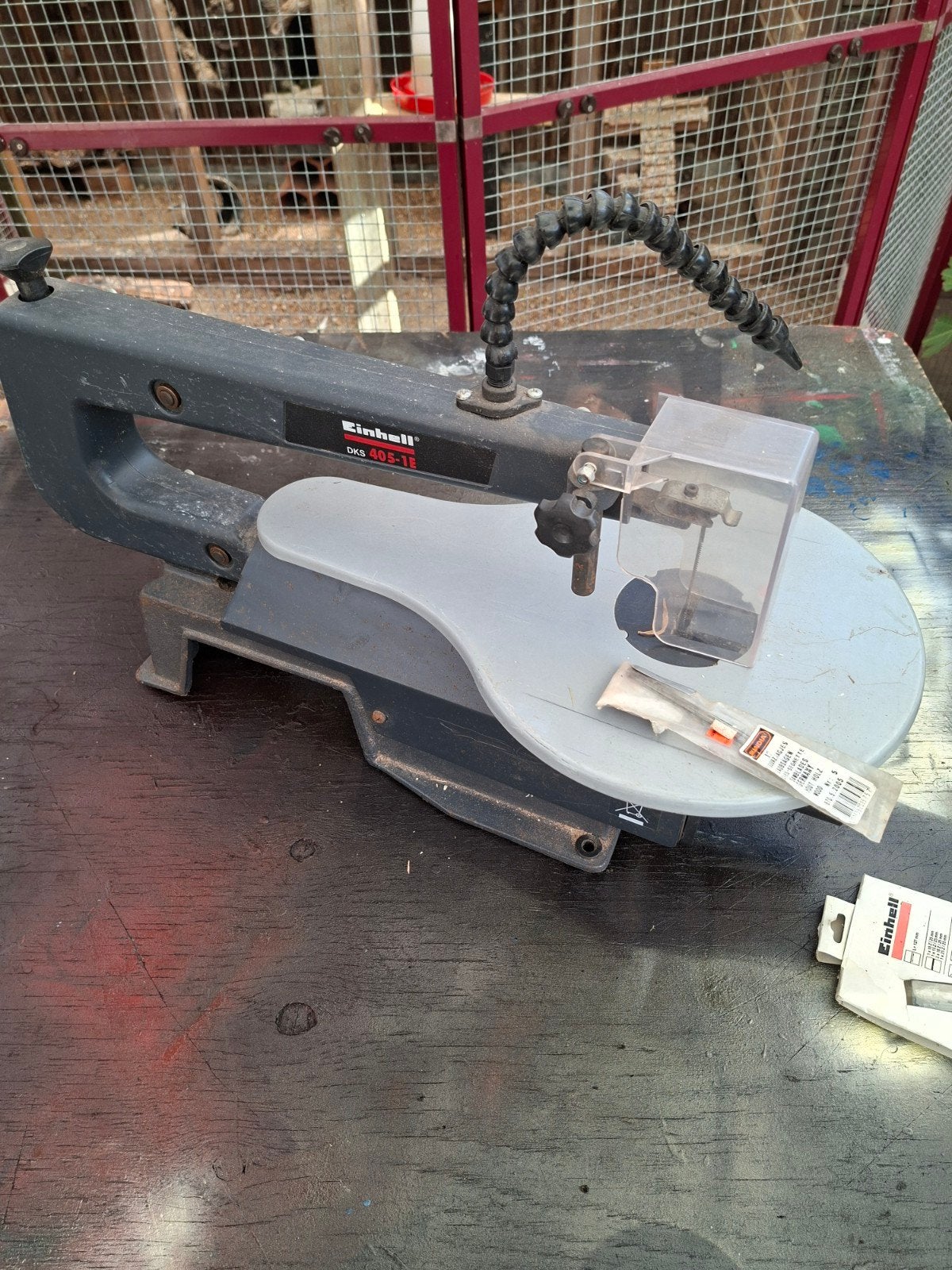 Einhell Figuurzaag DKS 405/1 E - Werkt perfect!, Ophalen, Minder dan 30 mm, Gebruikt, Einhell