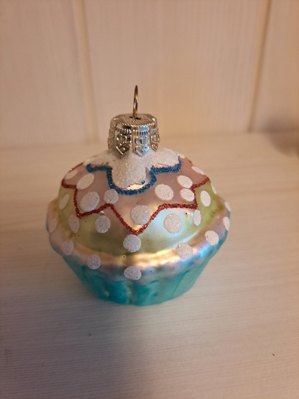 cupcake kerstbal, Diversen, Ophalen of Verzenden