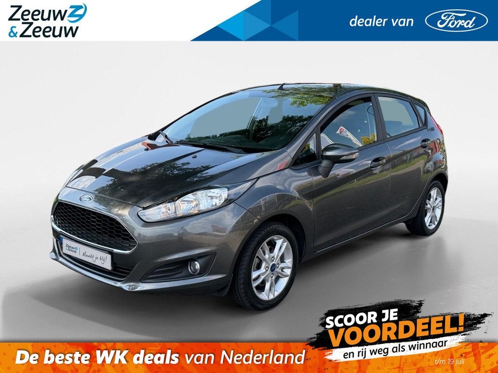 Ford Fiesta 1.25 | Airco | Bluetooth | Lichtmetalen Velgen |, Stof, 1242 cc, 82 pk, Bedrijf