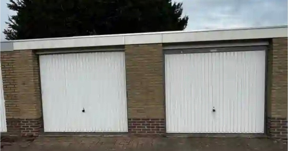 Garagebox Gezocht Tekoop”, Ophalen of Verzenden, Nieuw, Overige materialen, Containerberging
