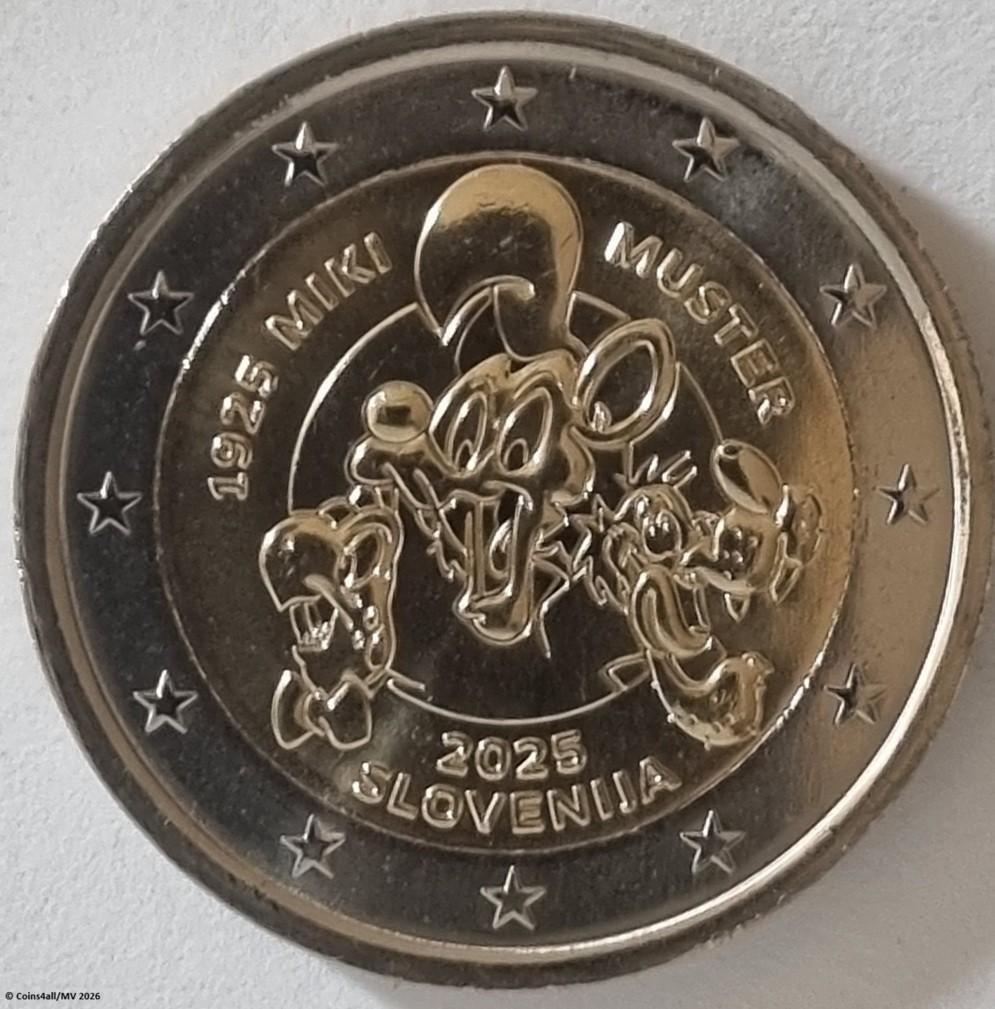 Slovenië bijzondere 2 euromunten UNC 2007 - 2025, Ophalen of Verzenden, Slovenië, 2 euro, Losse munt