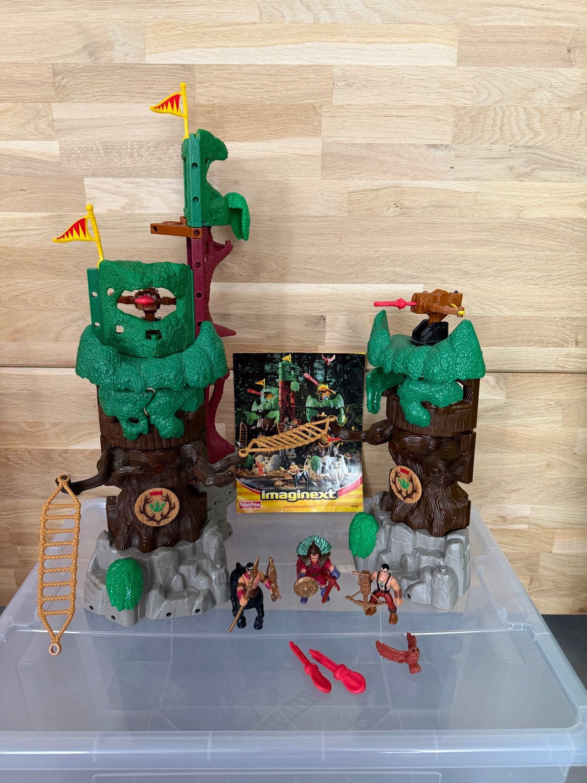 Vintage Imaginext Lost Fortress Speelset Fisher price 78590, Ophalen of Verzenden, Zo goed als nieuw, Speelset