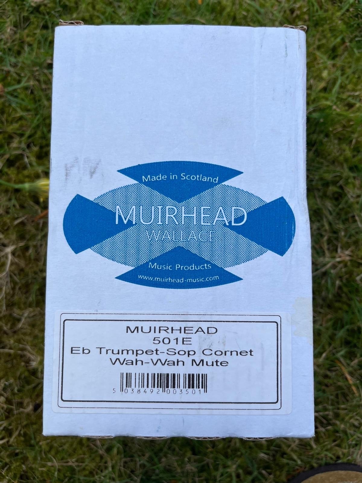 Muirhead Wallace 501E Eb Trompet-Sop Cornet Wah-Wah Demper, Muziek en Instrumenten, Ophalen of Verzenden, Nieuw, Overige typen