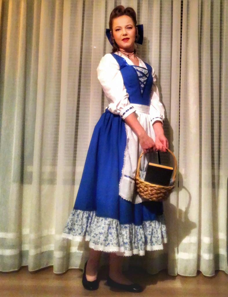 Belle jurk blauw, Kleding | Dames, Ophalen of Verzenden, Zo goed als nieuw, Maat 36 (S), Carnaval