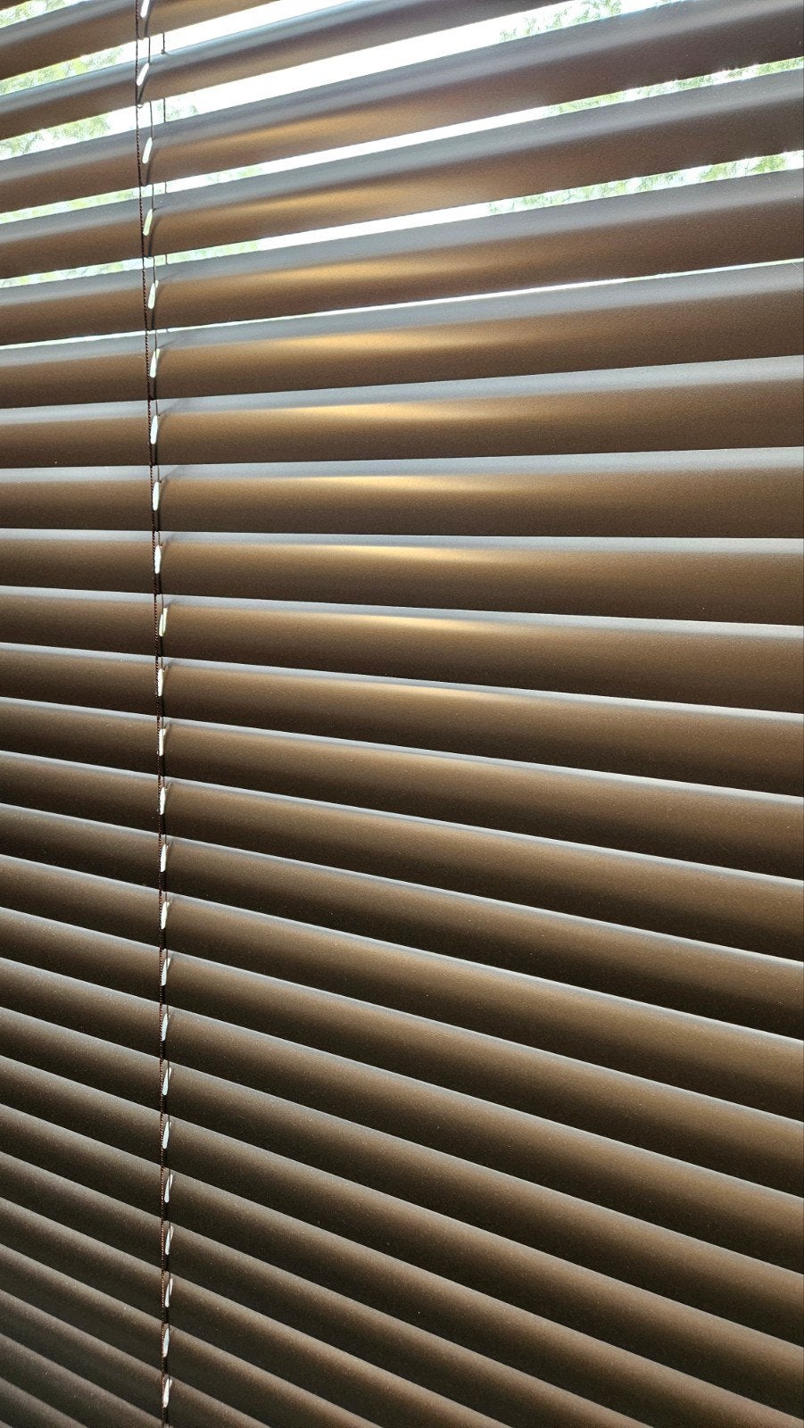 luxaflex 210 cm breed x 240 cm hoog, Ophalen, Jaloezie, Bruin, Zo goed als nieuw