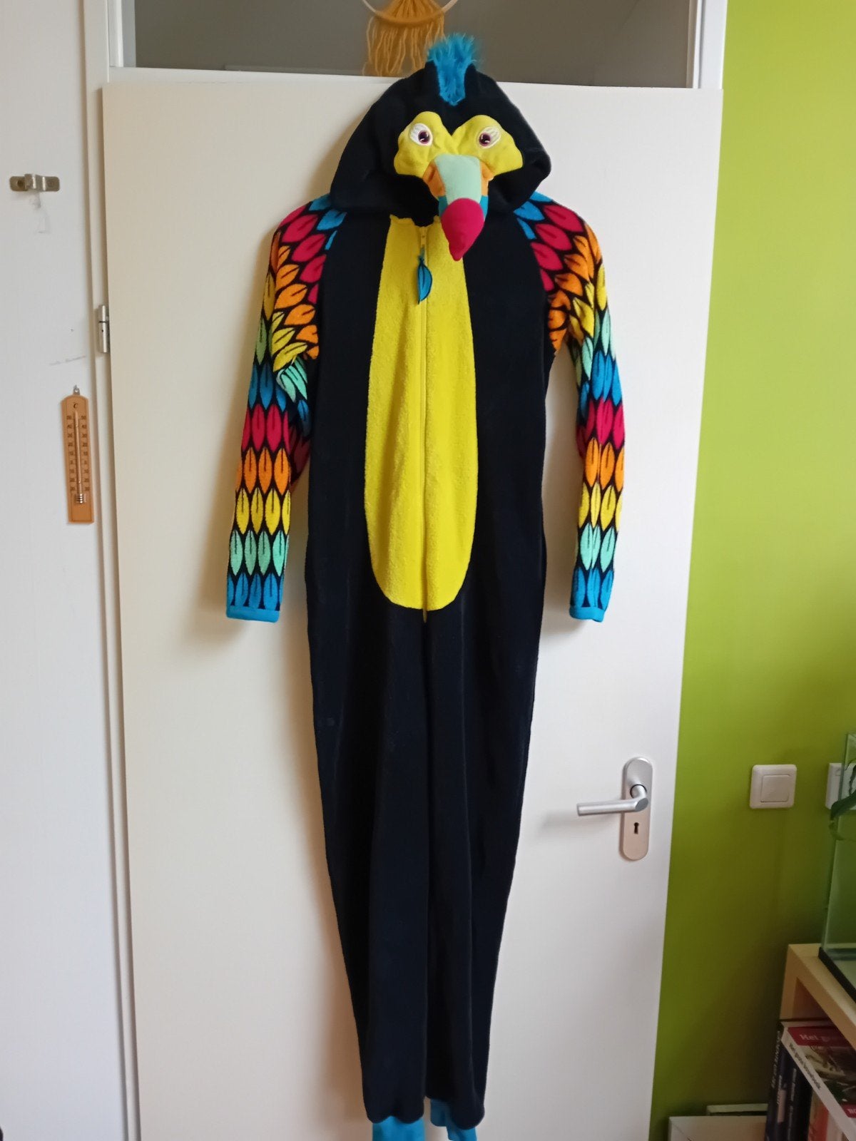onesie vogel S (huispak, carnaval), Ophalen of Verzenden, Gedragen, Maat 36 (S)