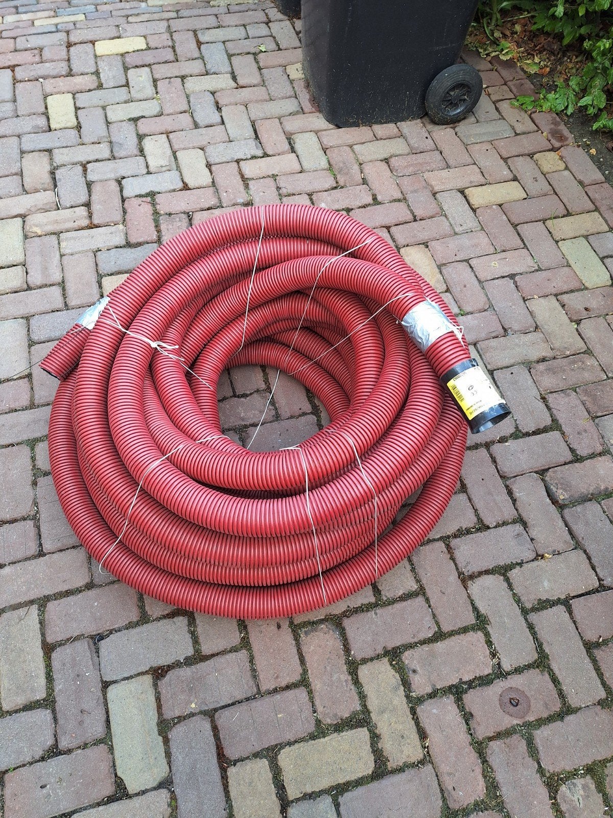 Mantelbuis 63 mm met trekdraad - ca. 35 meter, Ophalen, Nieuw, Kabel of Snoer