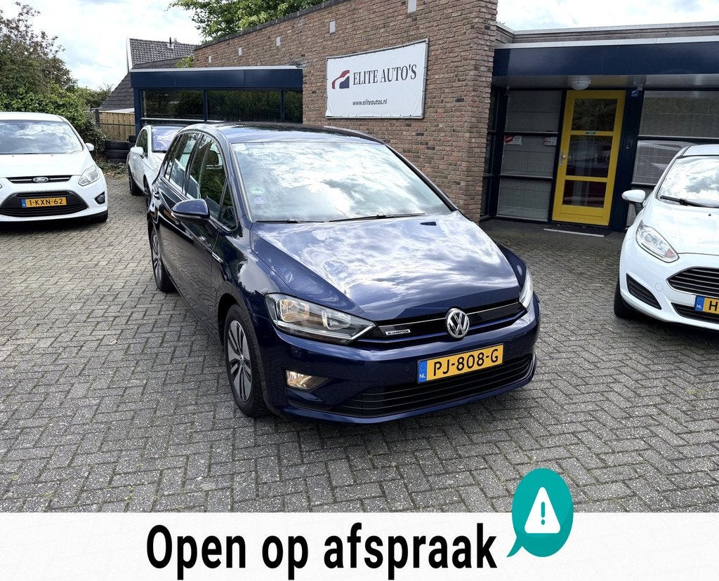 Volkswagen Golf Sportsvan /zeer mooie en goed onderhouden/ai, Auto's, Volkswagen, Gebruikt, Euro 6, Blauw, Bedrijf