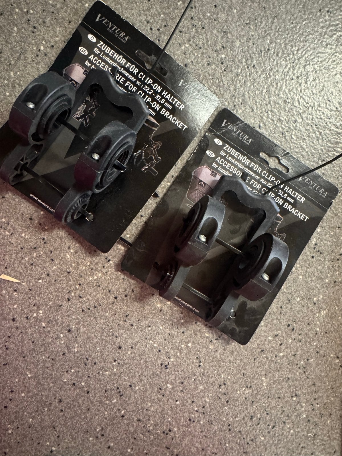 Ventura Fietsmand Bevestiging Clip-on Houder (2 stuks), Fietsen en Brommers, Ophalen, Nieuw