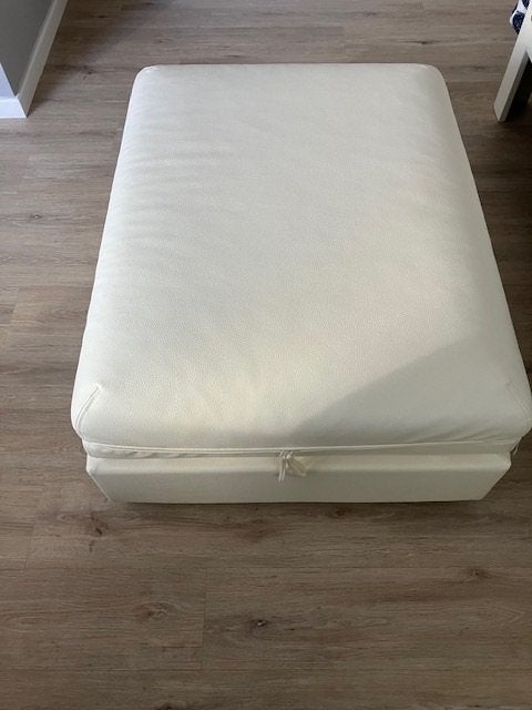 Slaapbank/hocker, Ophalen, Overige materialen, Eenpersoons, Wit