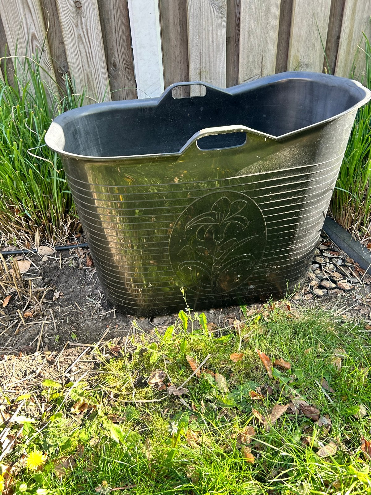 Flexibele kuip/bad voor buiten met afvoer, Tuin en Terras, Ophalen, Gebruikt
