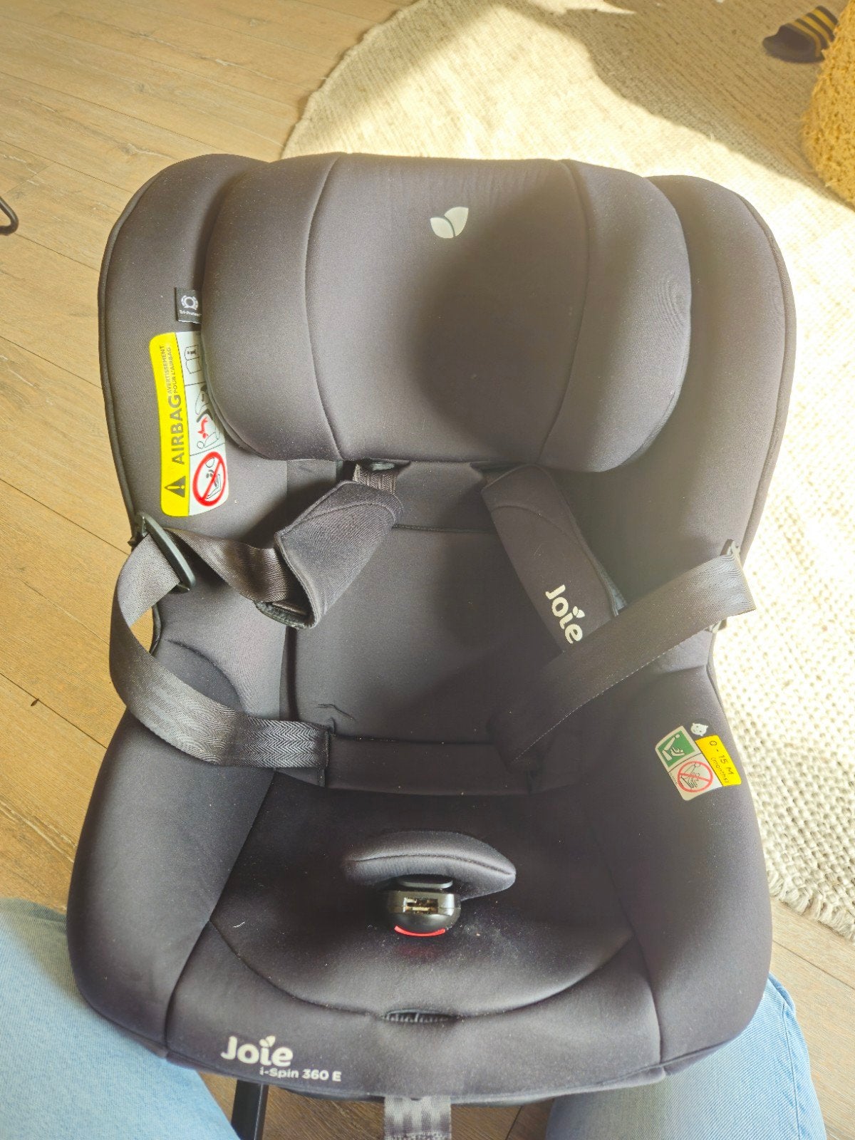 Joie i-Spin E 360 Coal, Gebruikt, Isofix, Slaapstand, Ophalen