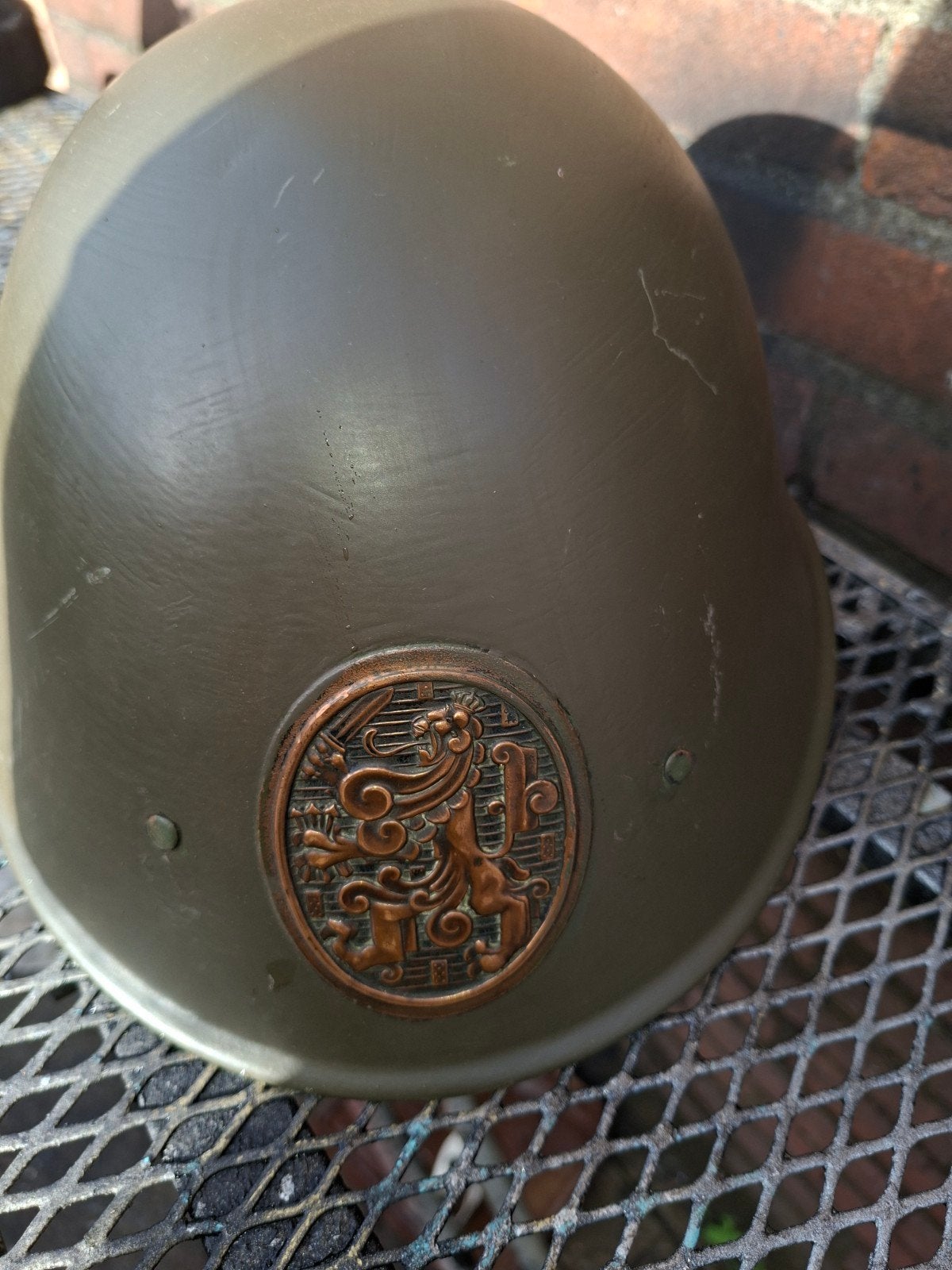 Nederlands  helm, Verzamelen, Verzenden, Luchtmacht, Engeland, Helm of Baret
