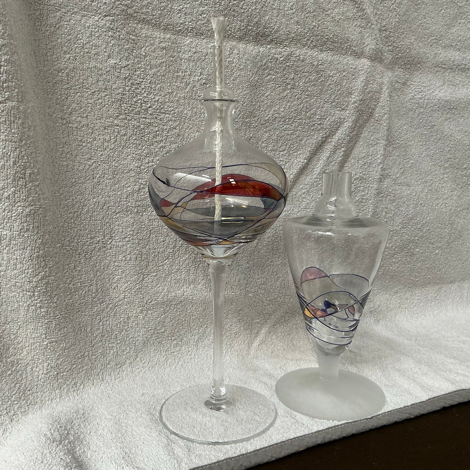 Glazen olielampen set - Modern design WD-026, Meerkleurig, Overige merken, Overige typen, ?
