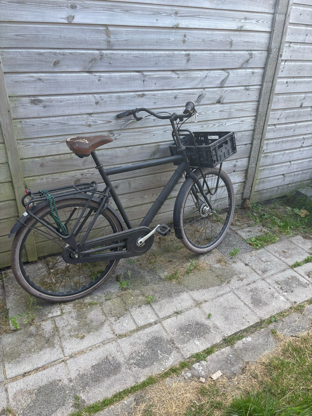 Fiets met 7 versnellingen en krat, studenten/stationsfiets, Ophalen, Gebruikt, Overige merken, Versnellingen