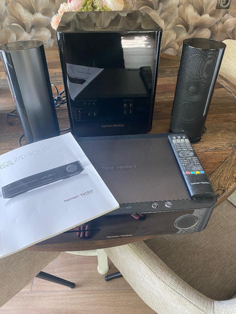 Harman Kardon Home Cinema set, Blu-ray-speler, 70 watt of meer, Zo goed als nieuw, 5.1-systeem