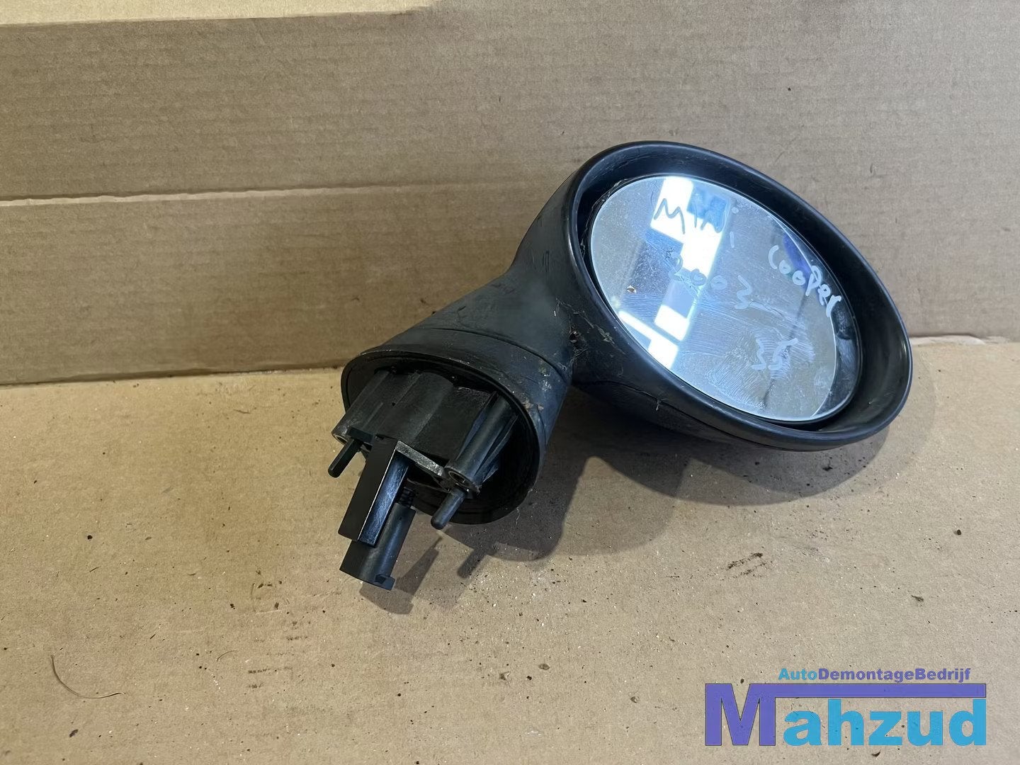 MINI COOPER R50 R53 Zwart rechts spiegel right mirror black, Auto-onderdelen, Gebruikt, Ophalen of Verzenden, Customer.service@mini.co.uk