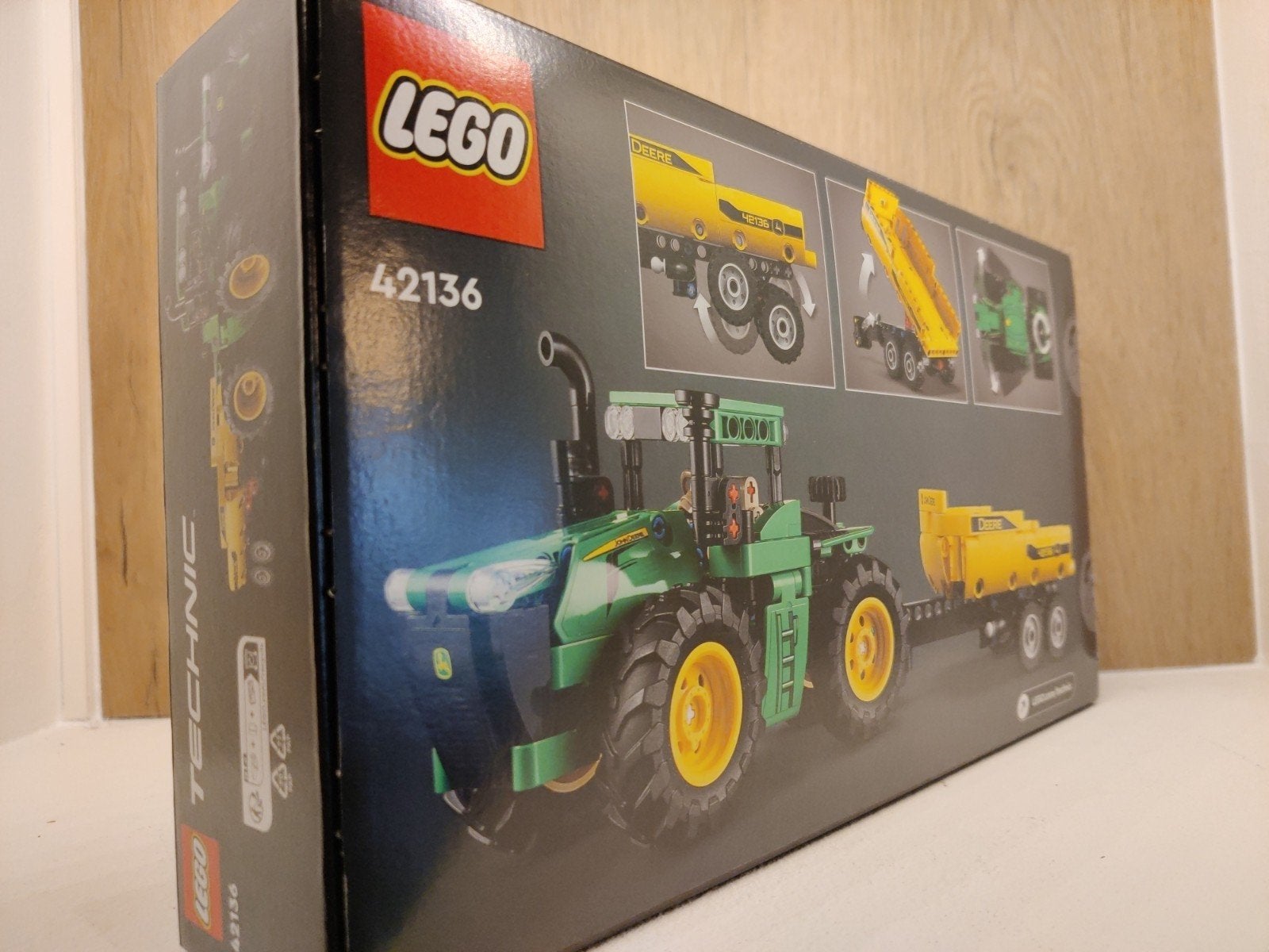 LEGO Technic 42136 John Deere 9620R 4WD Tractor, Ophalen of Verzenden, Nieuw, Overige merken