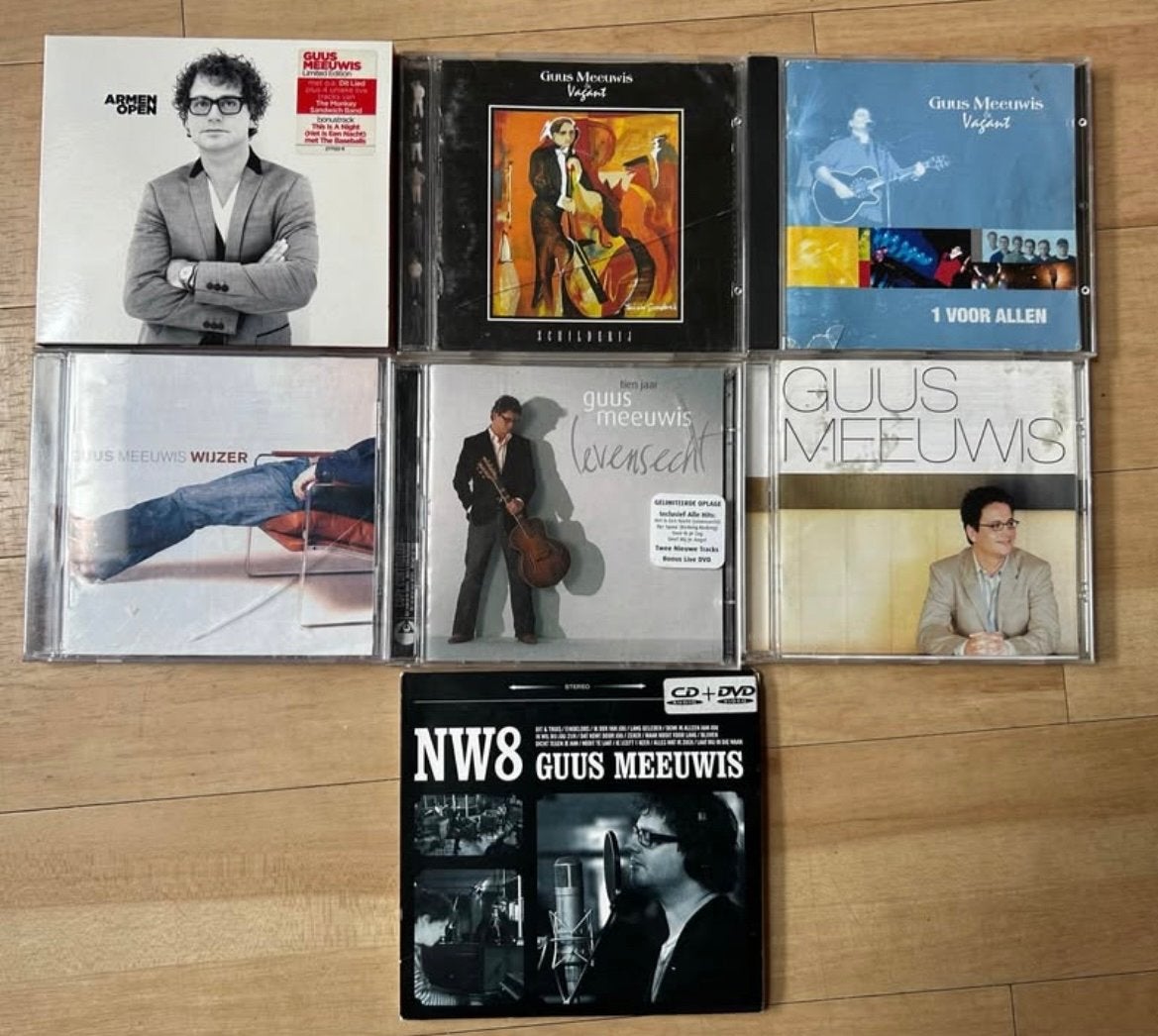 Guus Meeuwis CD collectie - 7 albums, Ophalen of Verzenden, Pop, Album, Gebruikt