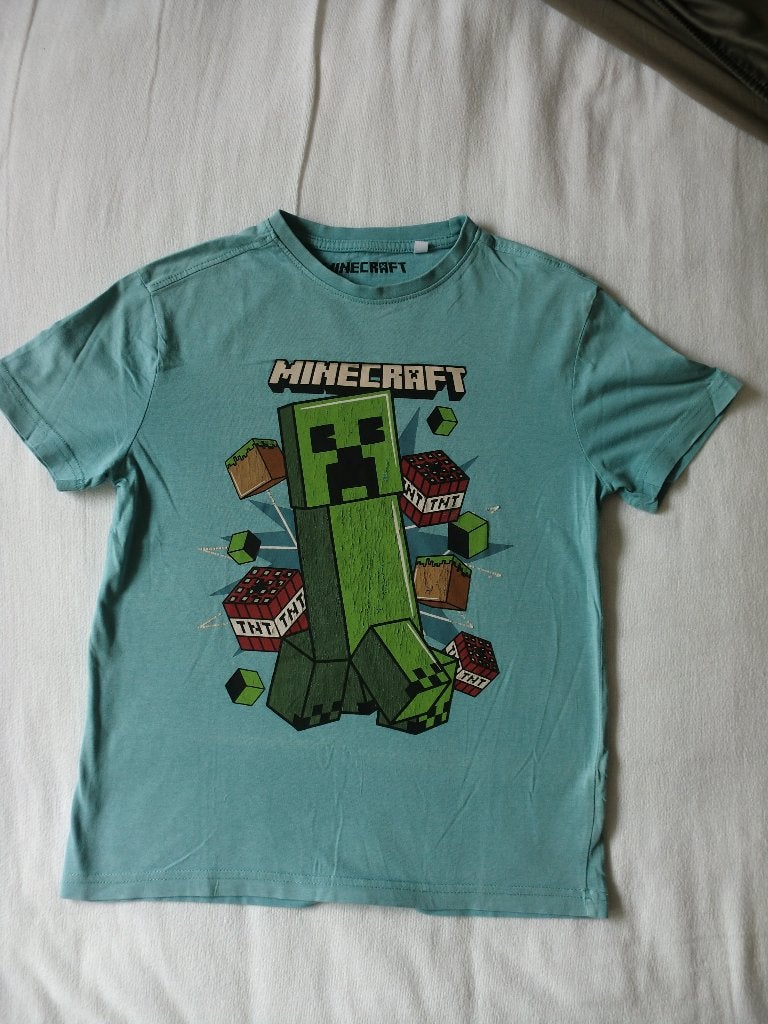 MINECRAFT T-Shirt - maat 134-140 (2023 Mojang AB), Jongen of Meisje, Ophalen of Verzenden, Zo goed als nieuw, 2023 Mojang AB
