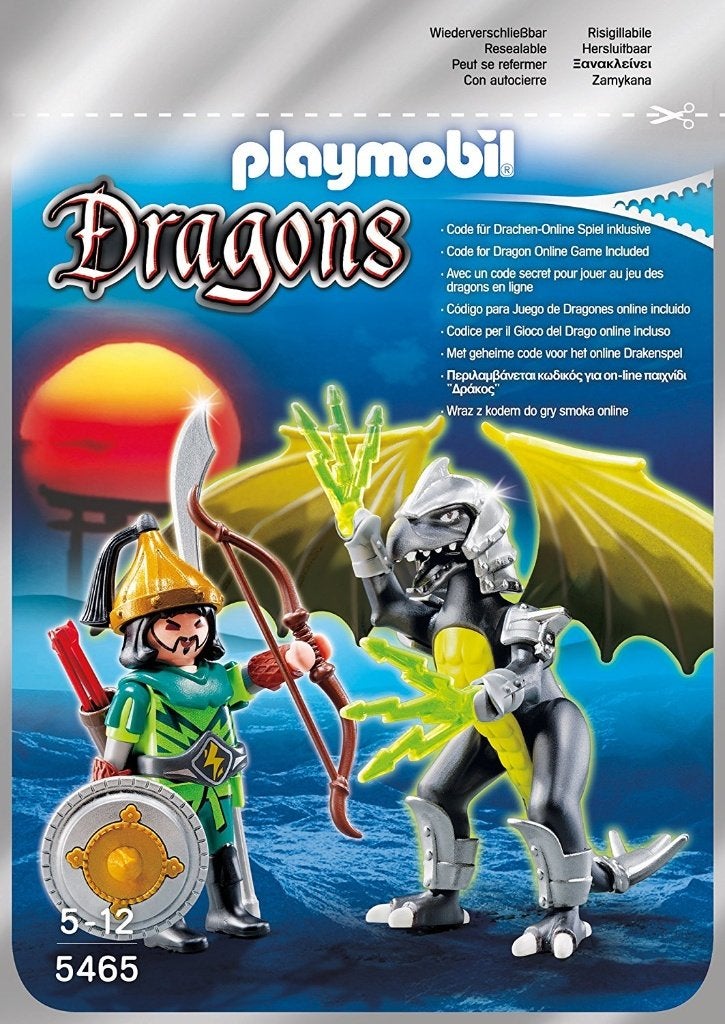 🎁 Playmobil 5465 - Stormdraak met krijger 🎁, Kinderen en Baby's, Speelgoed | Playmobil, Ophalen of Verzenden, Nieuw