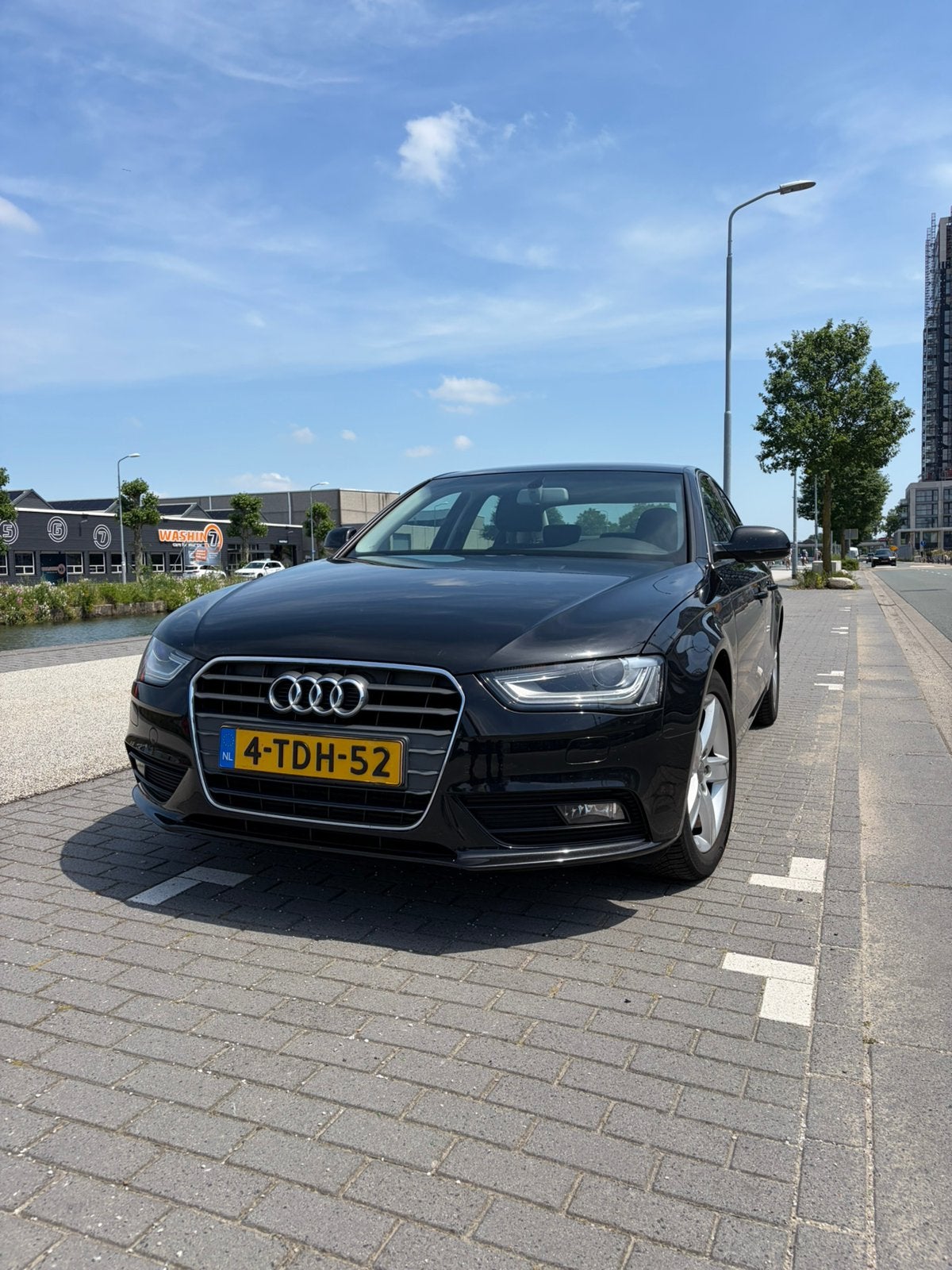 Audi A4 1.8TFSI 125KW 2013 Zwart, Auto's, Audi, Voorwielaandrijving, 4 cilinders, A4, Zwart