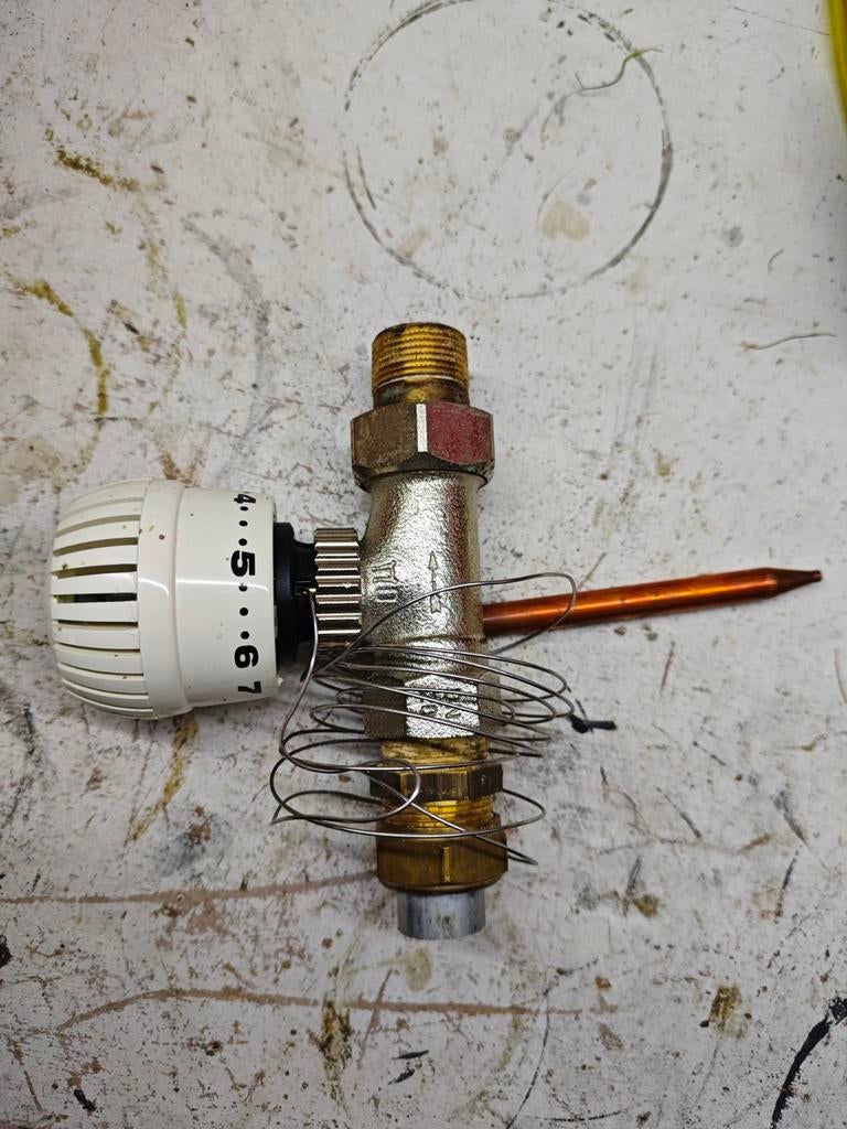 4x Honeywell Thermostaatkranen vloerverwarming, Gebruikt, Minder dan 30 cm, Overige typen, Minder dan 60 cm