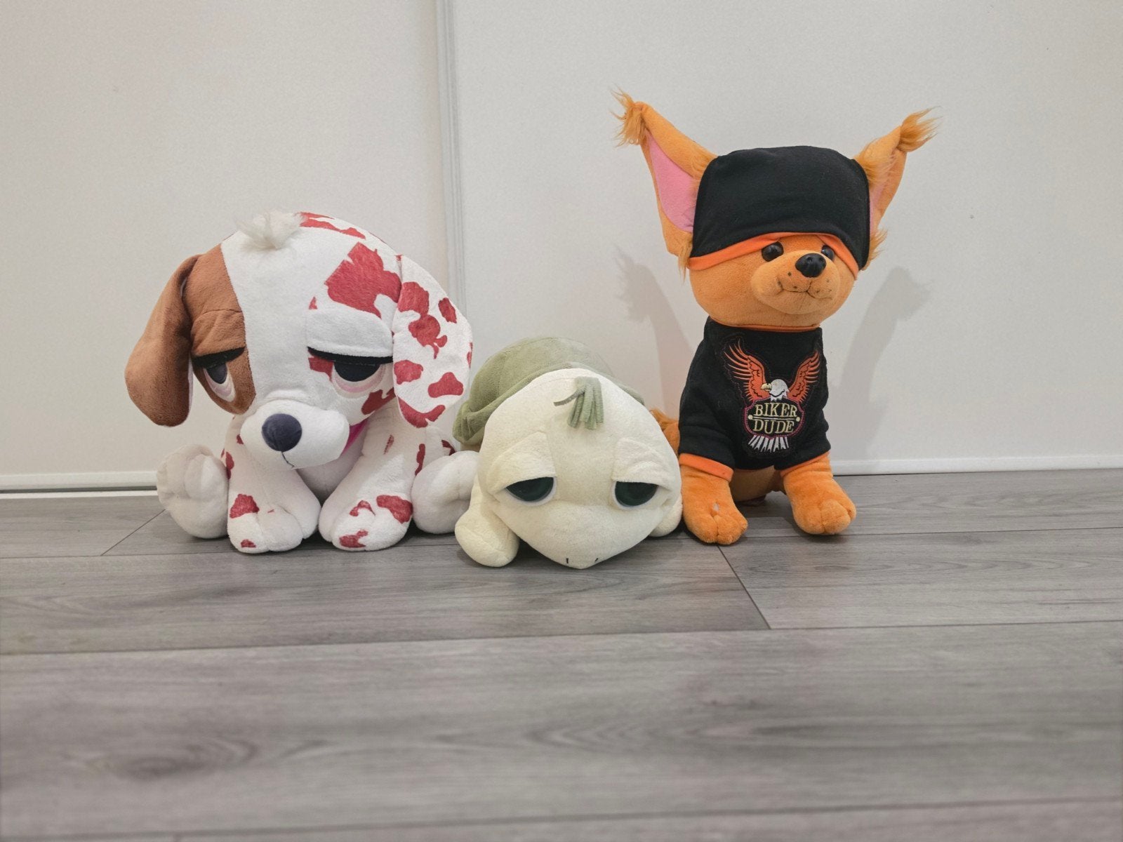 3 grote pluche knuffels te koop., Ophalen, Zo goed als nieuw, Overige typen