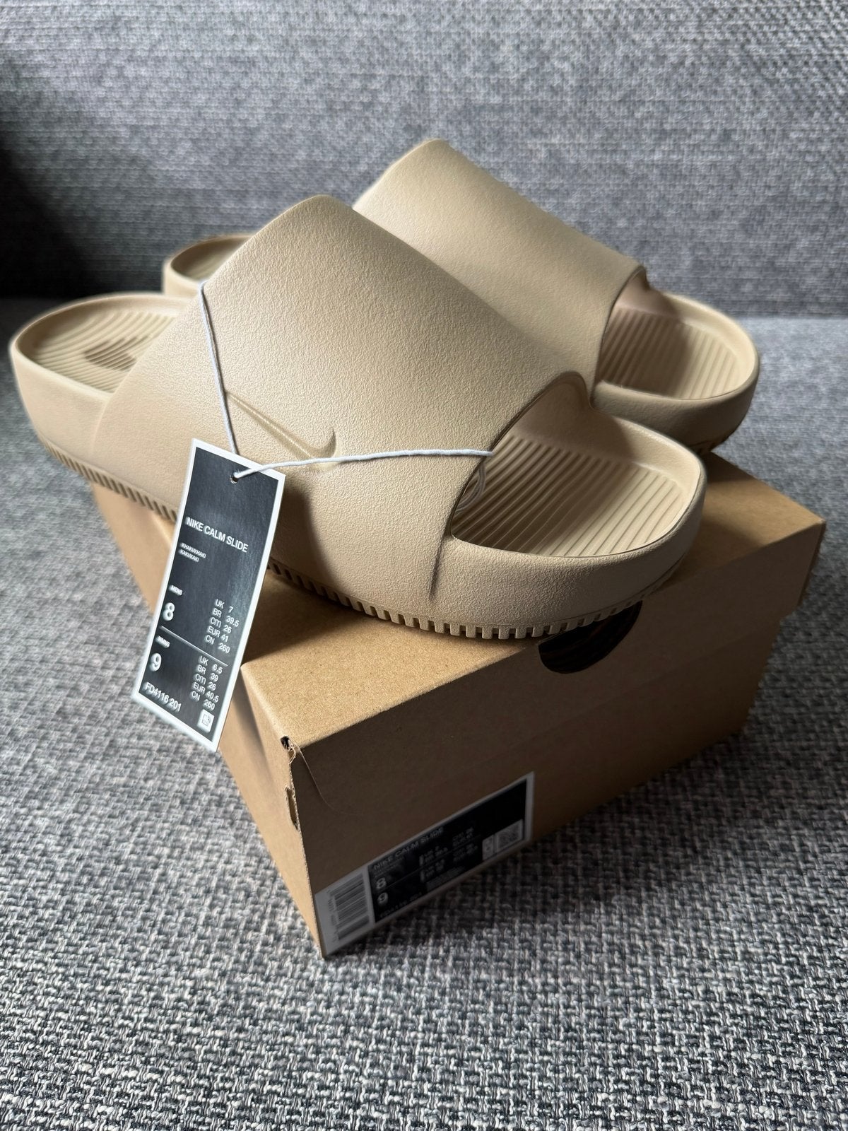 Nike Calm Slide - Maat 41 - Nieuw met doos, Kleding | Heren, Schoenen, Slippers, Overige kleuren, Nieuw, Ophalen of Verzenden