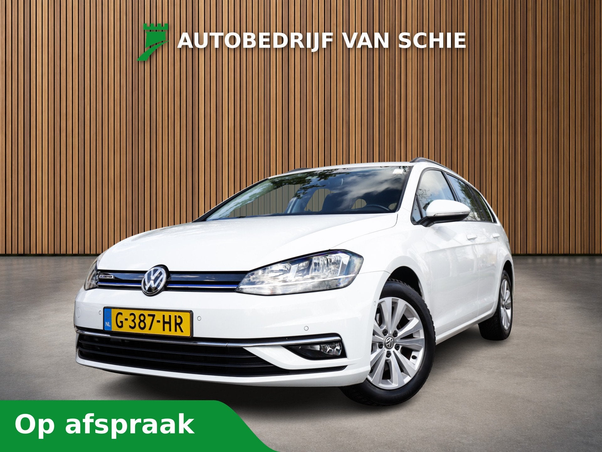 Volkswagen Golf Variant 1.5 TGI CNG Comfortline 1e-Eig. & De, 12 maanden, Stof, 4 cilinders, Wit
