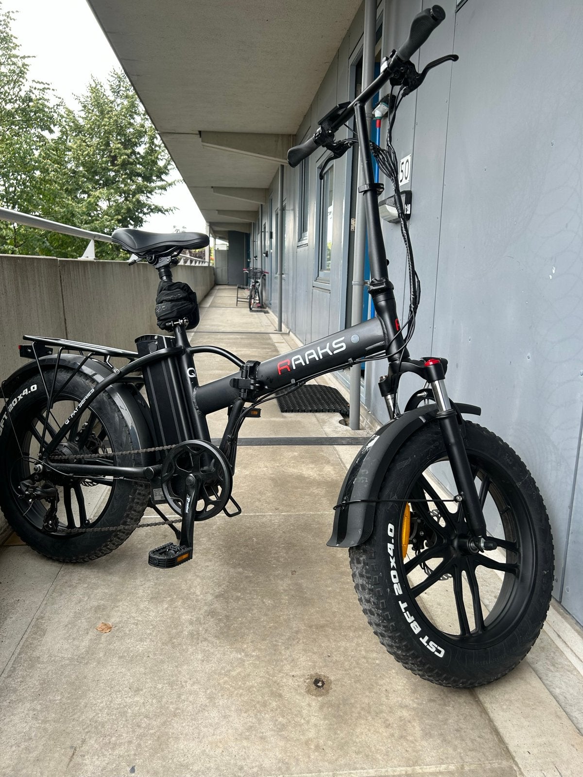 Raaks Q-Fat Series opvouwbare elektrische fatbike, Zo goed als nieuw, 51 tot 55 cm, 50 km per accu of meer, Ophalen