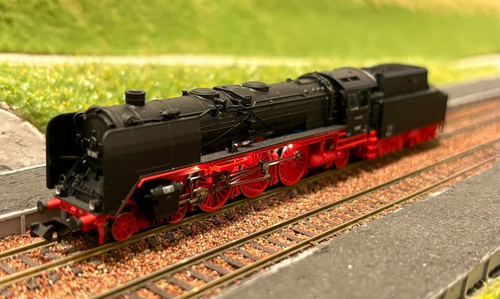 Fleischmann 714572, DB 01 200 stoomlok, dcc + sound, zgan, Hobby en Vrije tijd, Fleischmann, Ophalen of Verzenden, Zo goed als nieuw