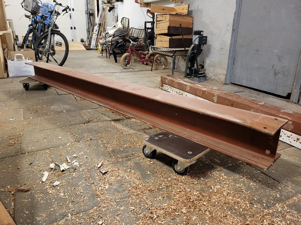 Hea180 stalen balk, 2.75m, Ophalen, Gebruikt, IJzer