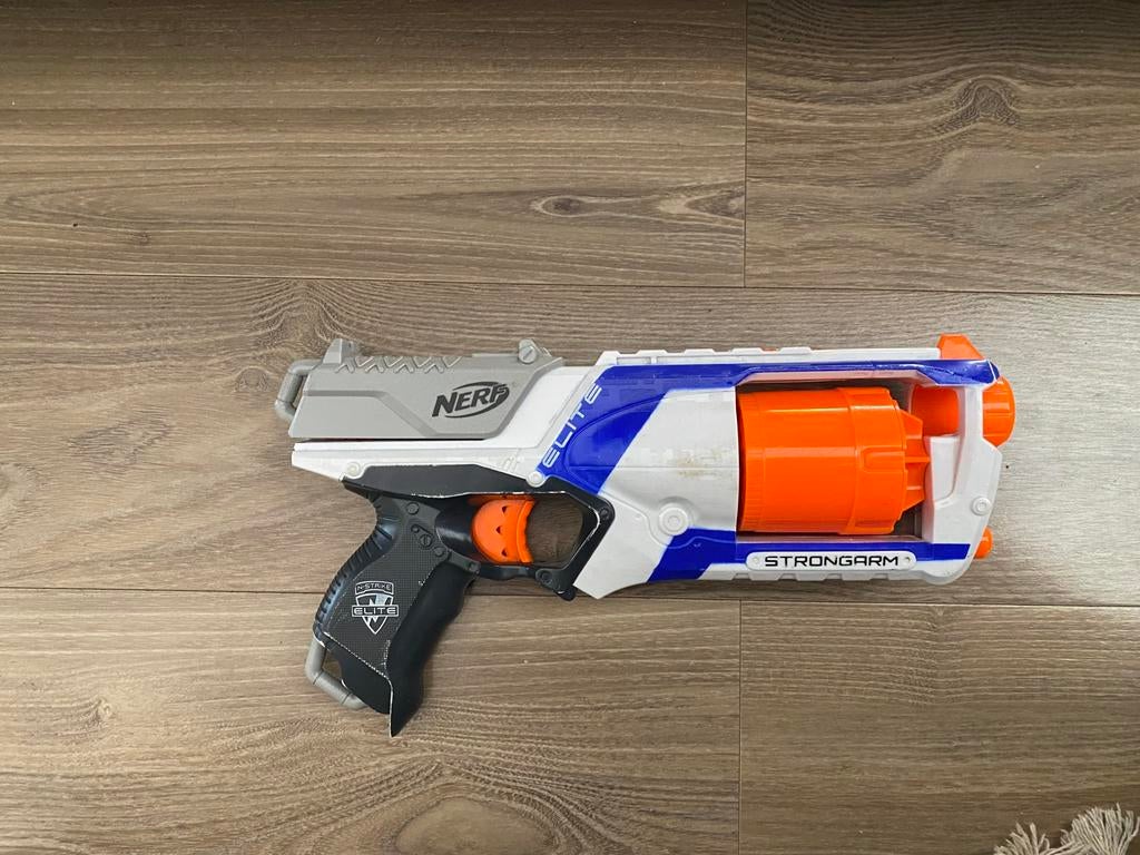 Nerf pistool middel, Ophalen of Verzenden, Zo goed als nieuw