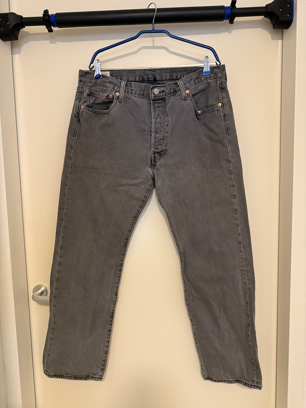 Levi’s 501 Original Jeans Grijs – W36 L30, Ophalen of Verzenden, Zo goed als nieuw, Grijs, W36 - W38 (confectie 52/54)
