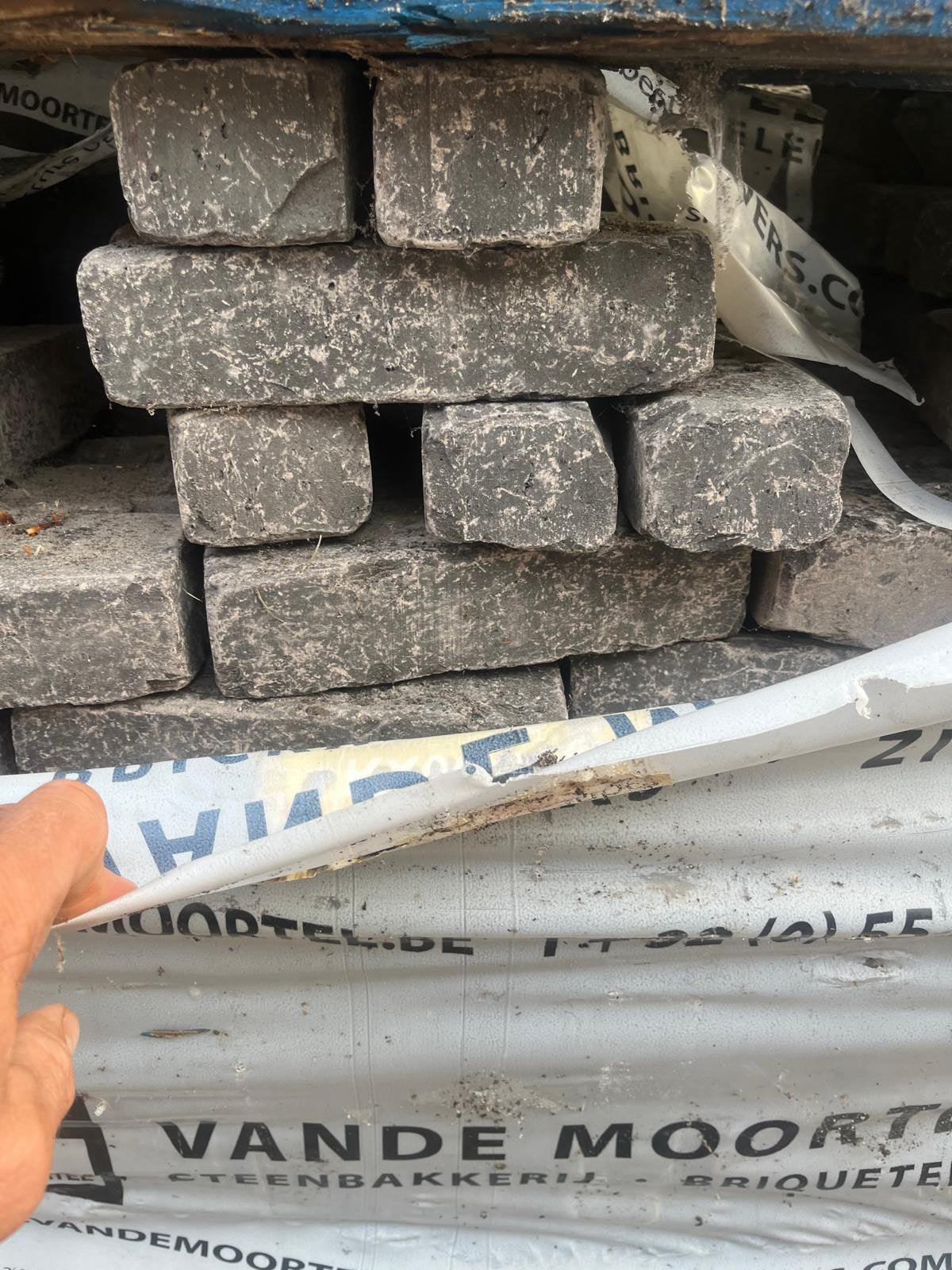 Van de Moortel Septima Taupe gebakken stenen 5,5m2, Ophalen, Keramiek, Klinkers, Nieuw