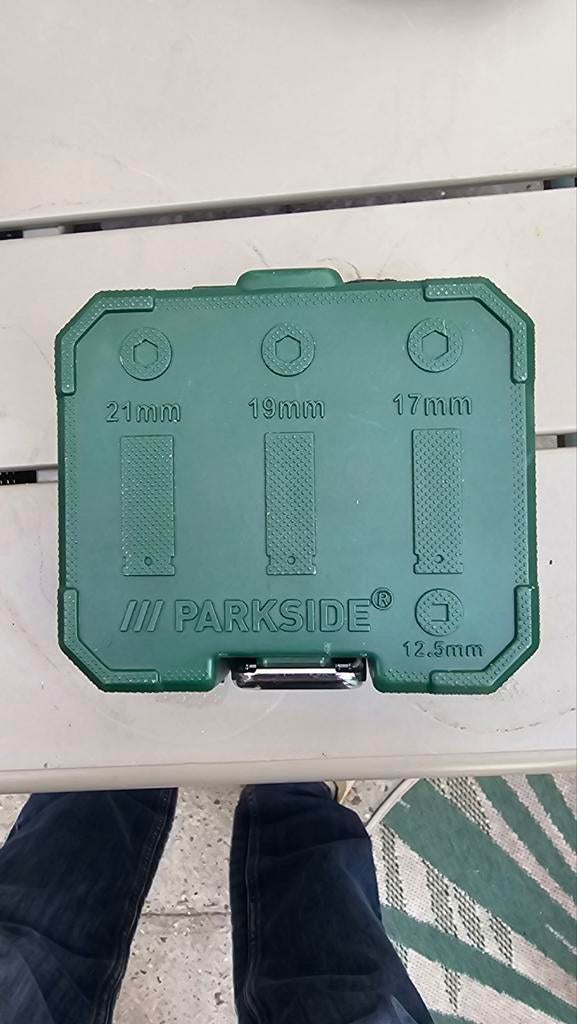 Parkside slagdopset 17, 19, 21 mm, Ophalen of Verzenden, Gebruikt