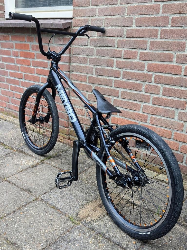 Meybo Clipper PRO 21 inch BMX - Zwart/Blauw Metallic, Ophalen, Gebruikt, Meybo, 20 tot 24 inch