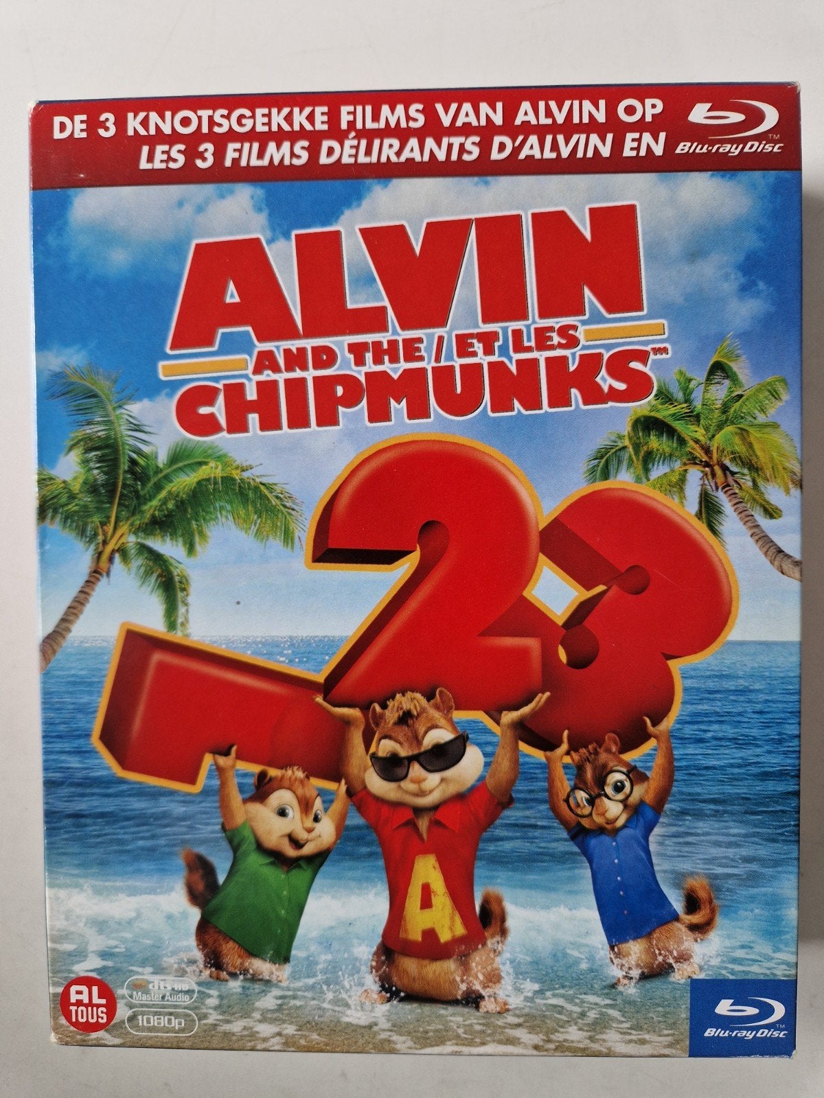 Alvin and the Chipmunks 1, 2 & 3 Blu-ray Boxset, Ophalen of Verzenden, Zo goed als nieuw, Kinderen en Jeugd, Boxset