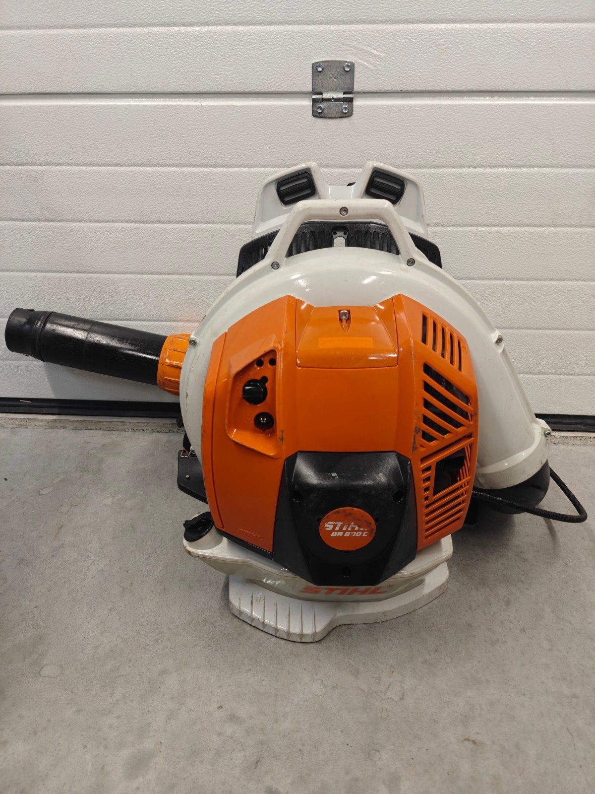 Stihl BR800C uit 2024 met nieuw motorblok, Tuin en Terras, Ophalen, Ruggedragen, Zo goed als nieuw, Stihl