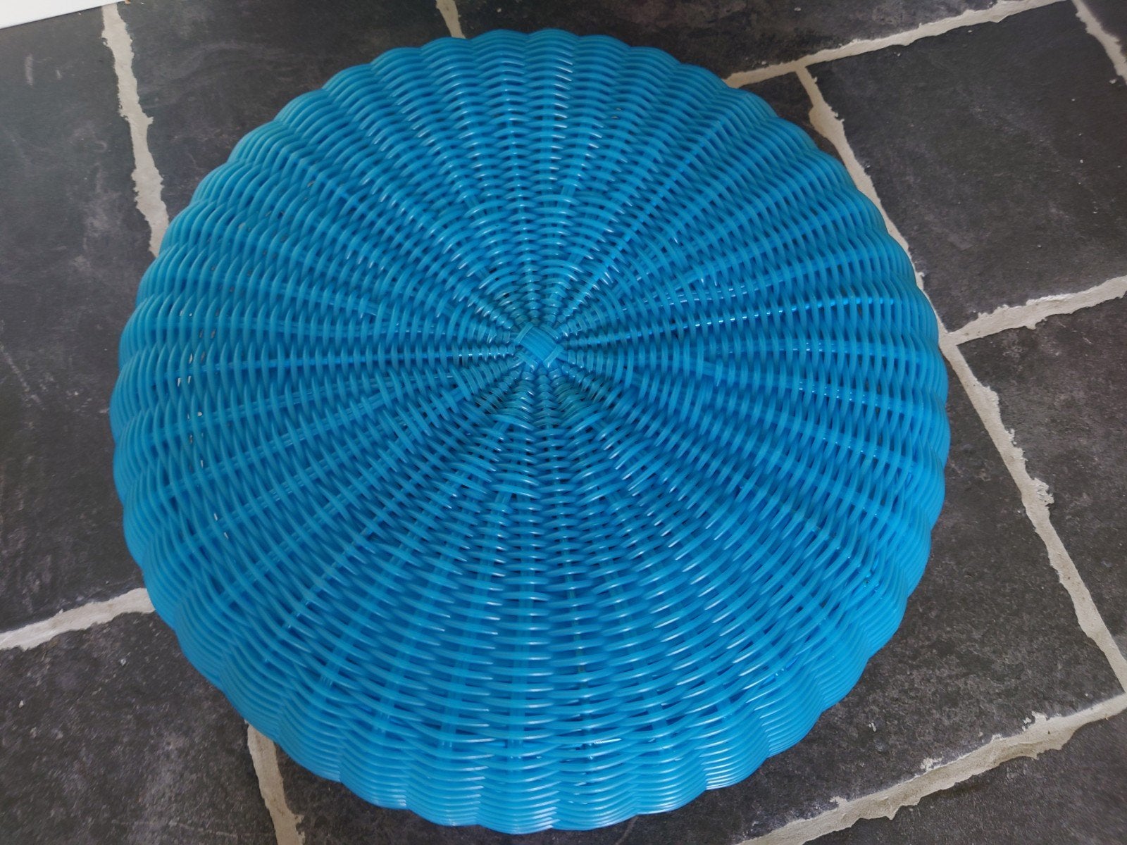 Vintage IKEA - Sävö Hocker - Monika Mulder, sublieme staat!, Rond, Minder dan 50 cm, Ophalen of Verzenden, Zo goed als nieuw