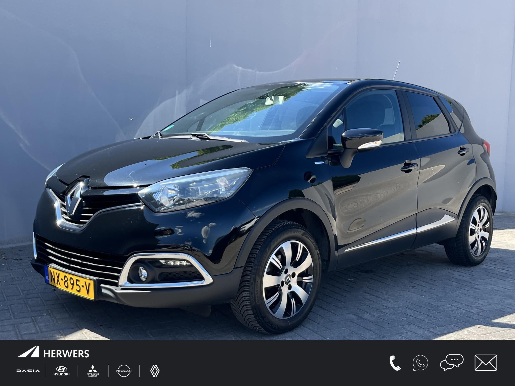 Renault Captur TCe 90 Limited / LED-Verlichting / Bluetooth, Auto's, Renault, Bedrijf, Te koop, Captur, ABS, Airbags, Airconditioning
