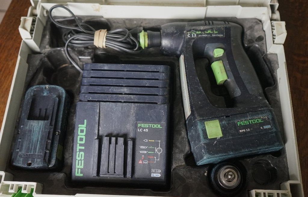 Festool C12 boorschroevenmachine met goede accu in doos., Ophalen of Verzenden, Gebruikt