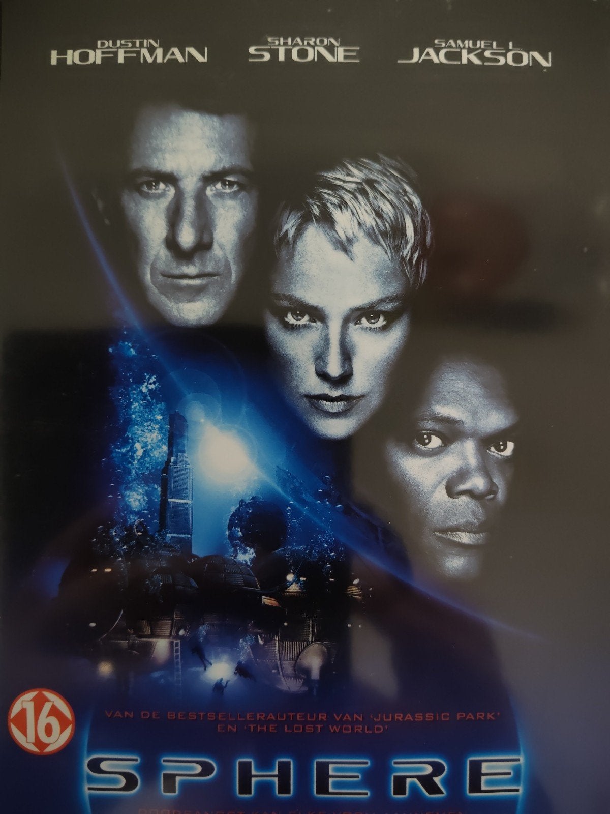 Sphere Dvd NL Dustin Hoffman Samuël L Jackson Sharon Stone, Vanaf 16 jaar, Ophalen of Verzenden, Zo goed als nieuw, Science Fiction en Fantasy