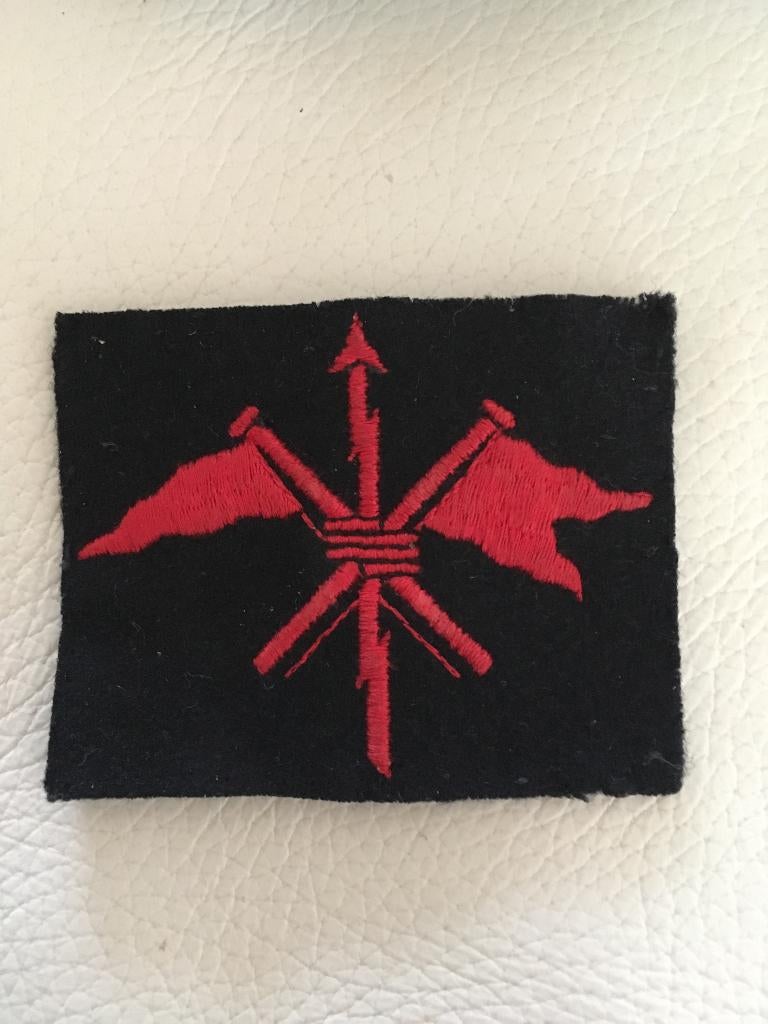 Dienstvakembleem Koninklijke Marine telegrafist, Verzenden, Marine, Nederland, Embleem of Badge
